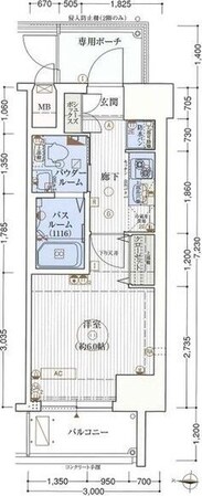エステムコート新大阪VIIIレヴォリスの物件間取画像